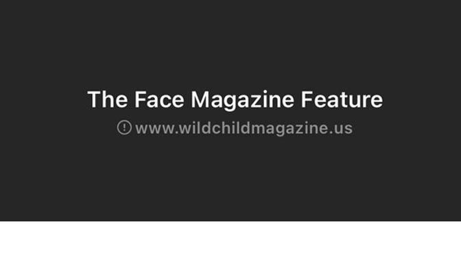 Foto’s Merlin in The Face van Wild Child Magazine?